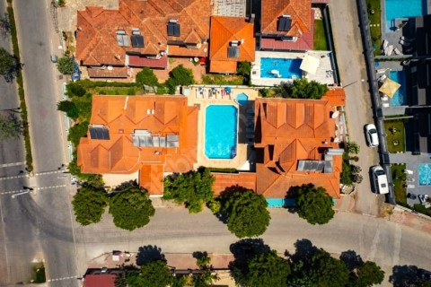 Dalyanda satılık otel & kafe & açık havuz ,yatırıma uygun(DT04)